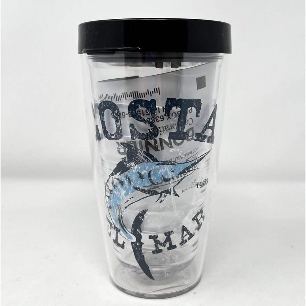 Costa Del Mar Tumbler 16‎ oz Clarissa Insulated Tumbler Cup - New